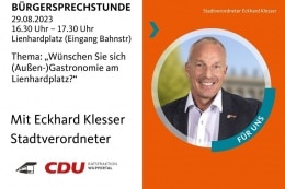 Bürgersprechstunde von Eckhard Klesser