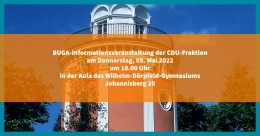 CDU-Fraktion lädt zur BUGA -Informationsveranstaltung