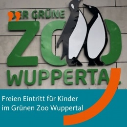 Freien Eintritt für Kinder im Grünen Zoo Wuppertal